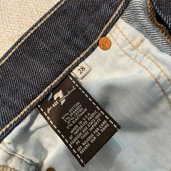 7 FOR ALL MANKIND-  BOOTCUT JEANS - NWOT SIZE 28 - THESE ARE REAL!! - Picture 4 of 4